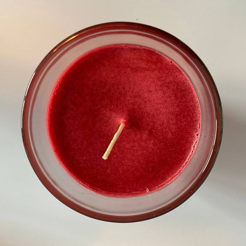 slide 3 of 3, 6.5oz Rosary Jar Candle Red - Continental Candle, 6.5 oz