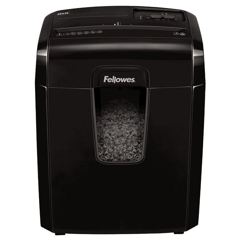 slide 1 of 6, Fellowes MicroCut Shredder with Wastebasket Black, 1 ct