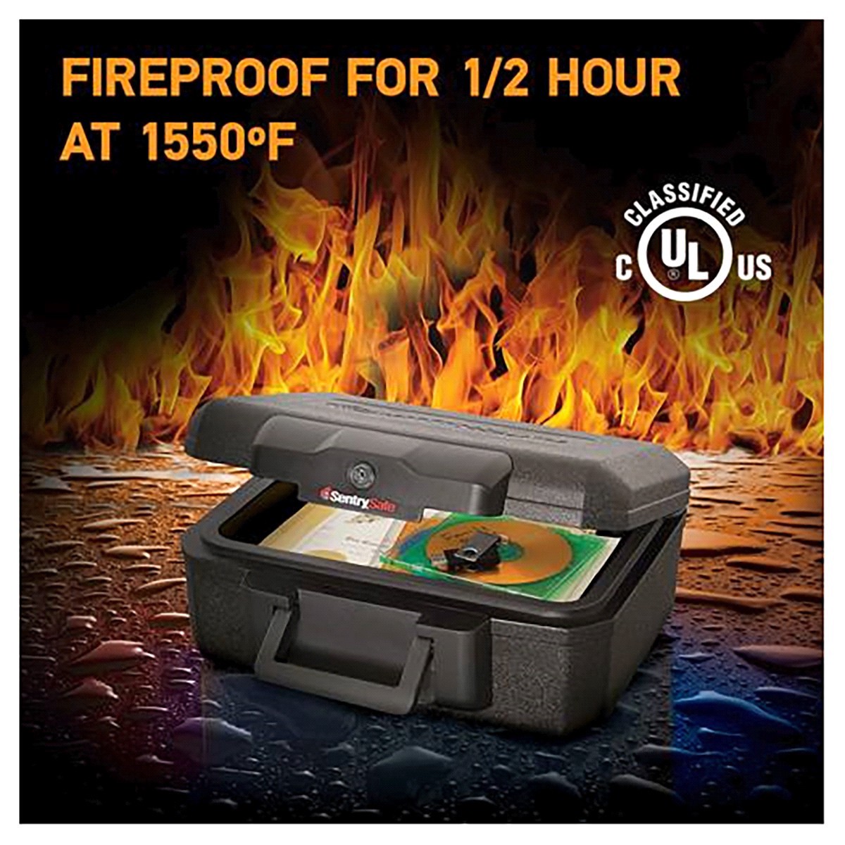 slide 5 of 5, SentrySafe 1200 Fire Chest, 1 ct