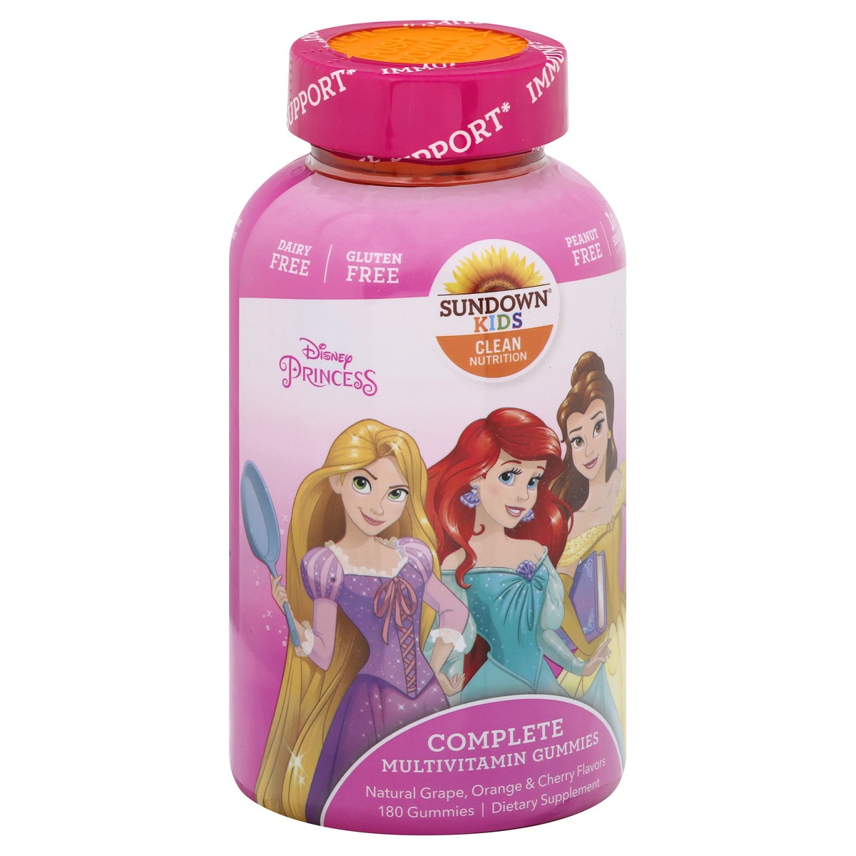 slide 5 of 9, Sundown Kids Disney Princess Gummies Complete Multivitamin 180 ea, 180 ct