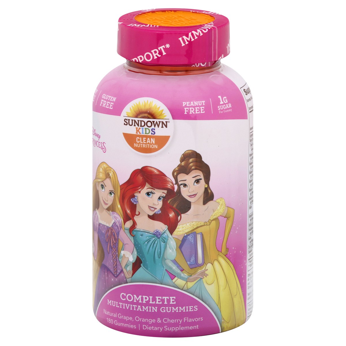 slide 8 of 9, Sundown Kids Disney Princess Gummies Complete Multivitamin 180 ea, 180 ct