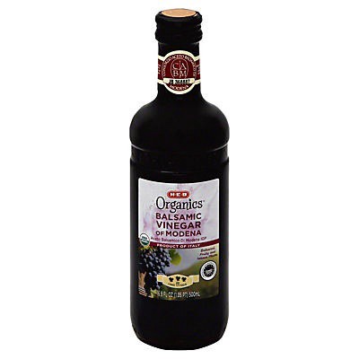 slide 1 of 1, H-E-B Organics Balsamic Vinegar of Modena, 3 Leaf, 16.9 oz
