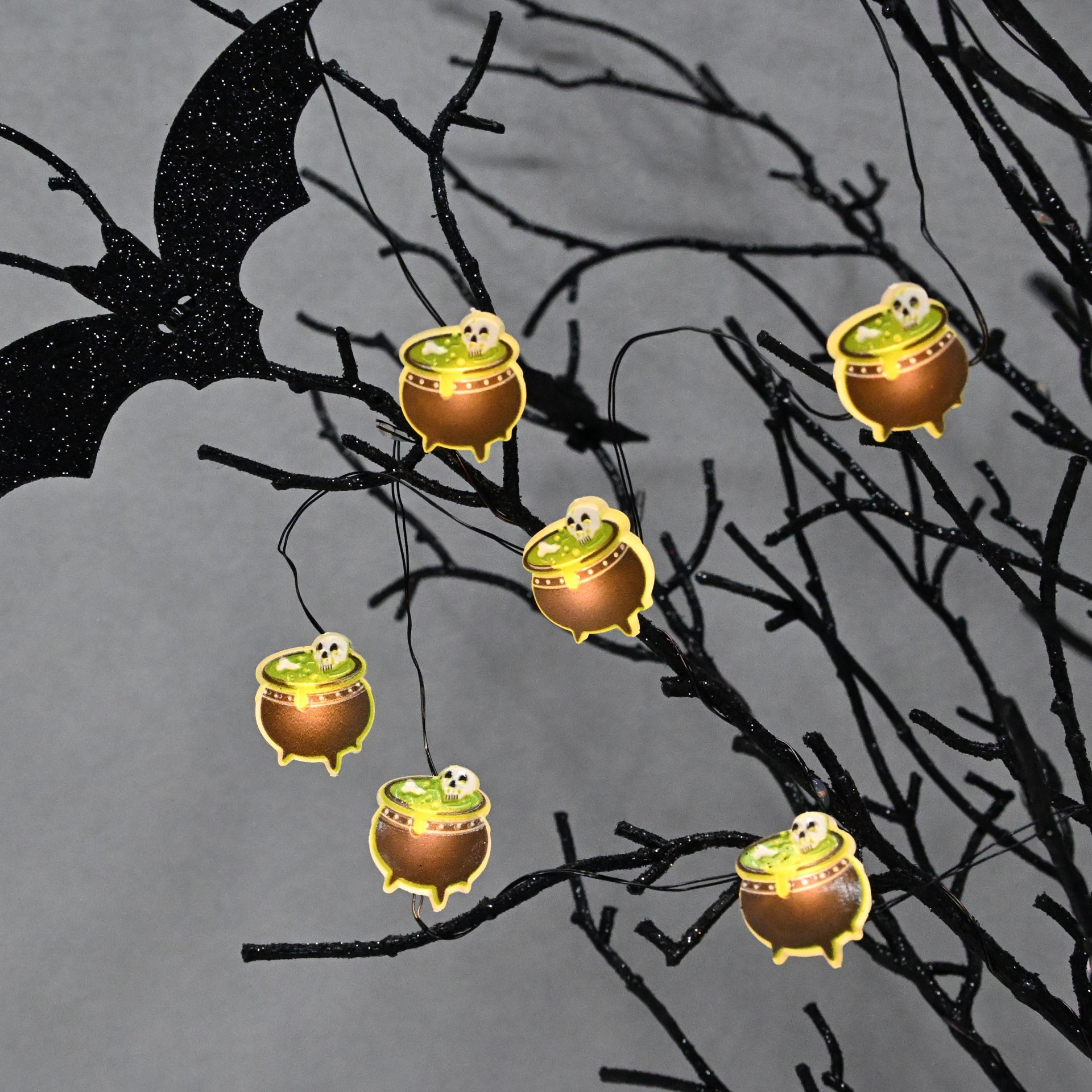 slide 4 of 4, 18ct. Boiling Cauldron Icon Led String Lights By Ashland, 18 ct