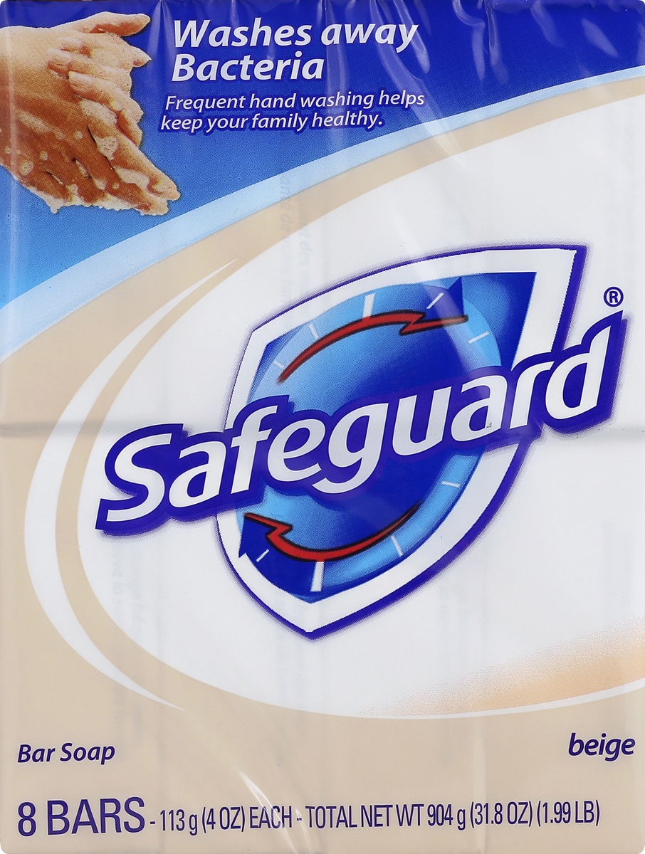 slide 1 of 5, Safeguard Deodorant Bar Soap Beige - 8-4 Oz, 32 oz