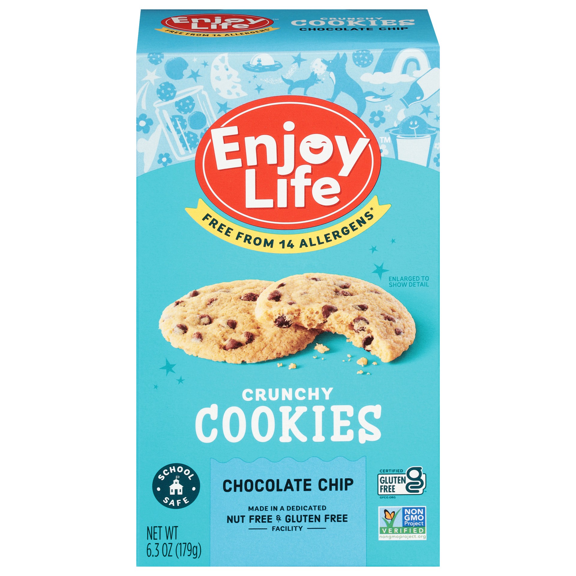 slide 1 of 9, Enjoy Life Cookie Crnchy Choc Chip, 6.3 oz