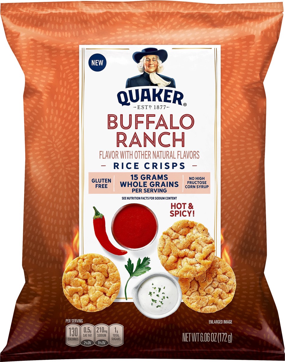 slide 3 of 7, Quaker Rice Crisps, 6.06 oz