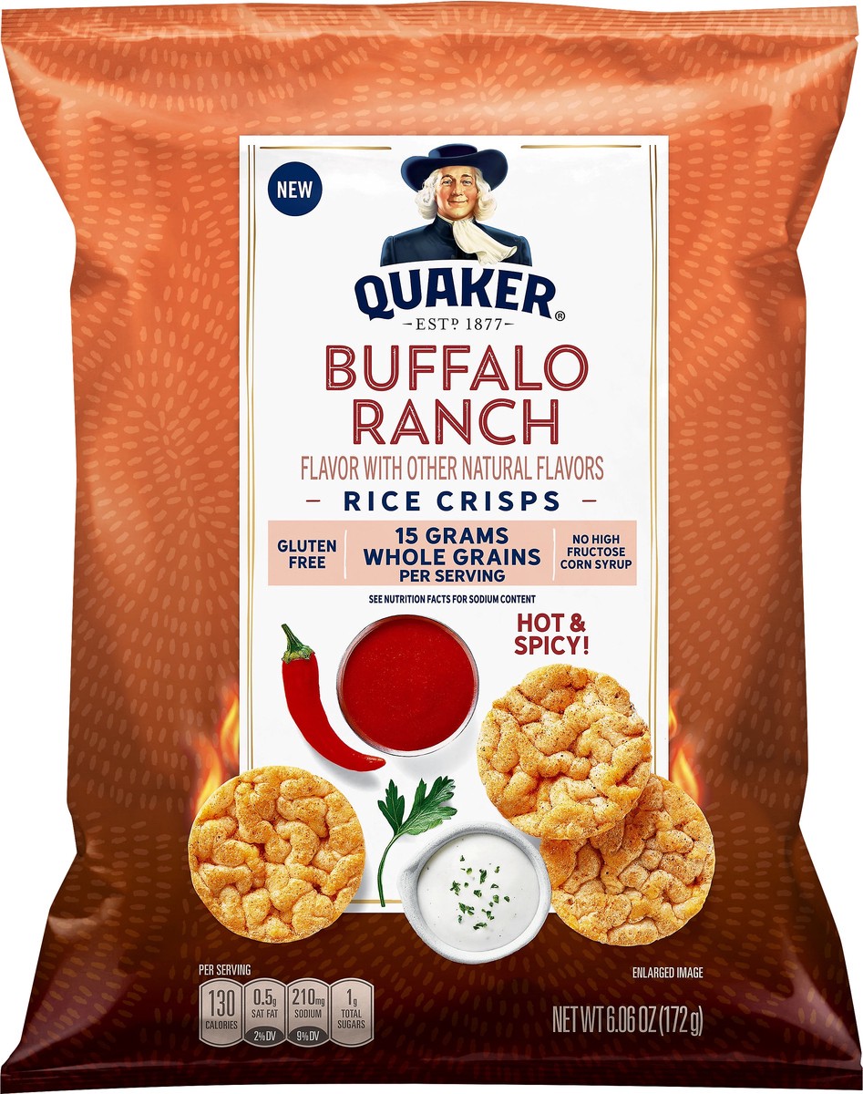 slide 1 of 7, Quaker Rice Crisps, 6.06 oz