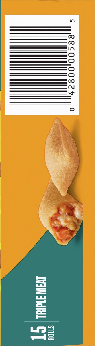 slide 3 of 13, Totino's Pizza Rolls, Triple Meat, Frozen Snacks, 7.5 oz, 15 ct, 15 ct