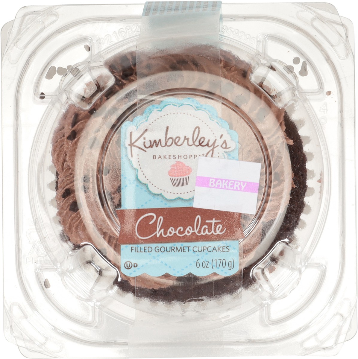 slide 13 of 13, Kimberley's Bakeshoppe Chocolate Filled Gourmet Cupcakes 6 oz, 6 oz