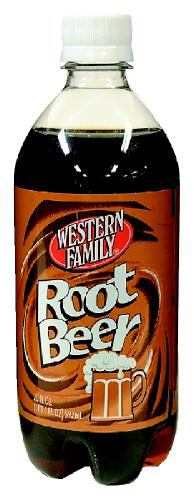 slide 1 of 1, Western Family Root Beer - 20 oz, 20 oz