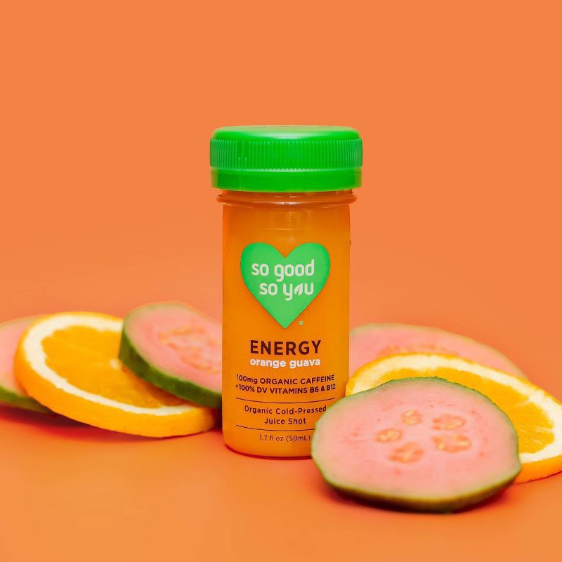 slide 3 of 5, So Good So You Energy Orange Guava Shot - 1.7 fl oz, 1.7 fl oz