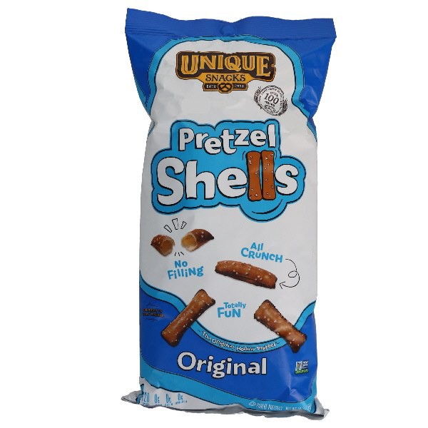 slide 1 of 9, Unique Snacks Original Pretzel Shells 10 oz, 10 oz