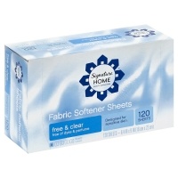 slide 1 of 9, Signature Select Free & Clear Fabric Softener Sheets 120 ea, 