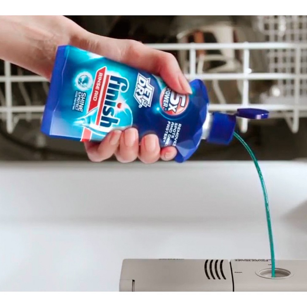 slide 4 of 6, Finish Jet Dry Rinse Aid, Dishwasher Drying Agent, Rinse Aid, 16 oz, 16 fl oz
