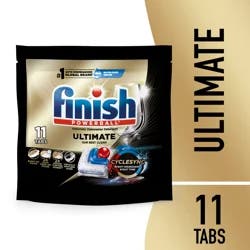 Finish Ultimate Dishwasher Detergent, Premium Dishwashing Tablets, 11 ct