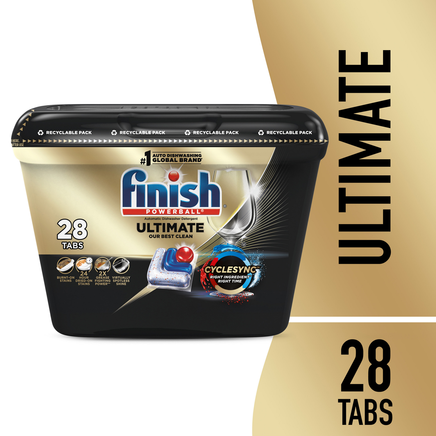 slide 1 of 7, Finish Dishwasher Detergent, Premium Dishwashing Tablets, 28 ct
