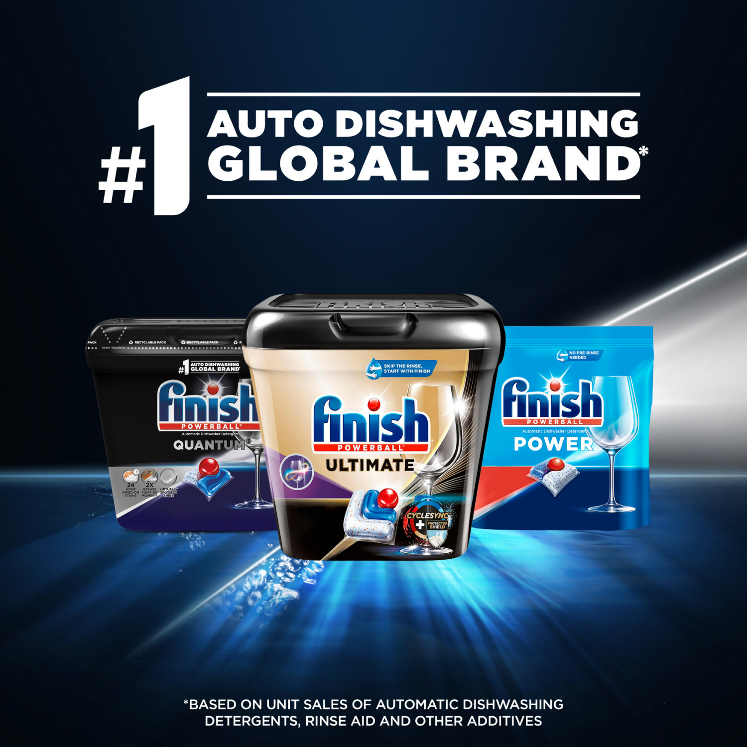 slide 7 of 7, Finish Quantum Dishwasher Detergent, Premium Dishwashing Tablets, 36 ct, 36 ct