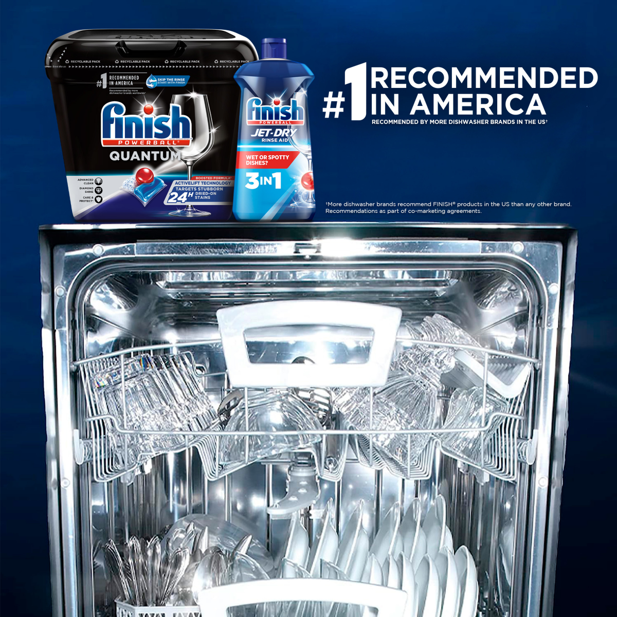 slide 6 of 21, Finish Quantum Automatic Dishwasher Detergent 21 ea, 21 ct