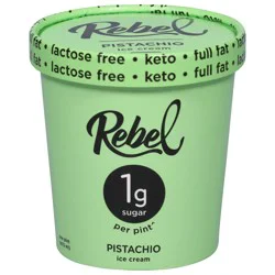 Rebel Pistachio Ice Cream 1 pt