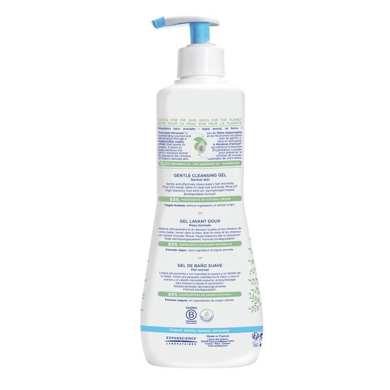slide 2 of 11, Mustela Gentle Cleansing Gel Baby Body Wash and Baby Shampoo - 16.9 fl oz, 16.9 fl oz
