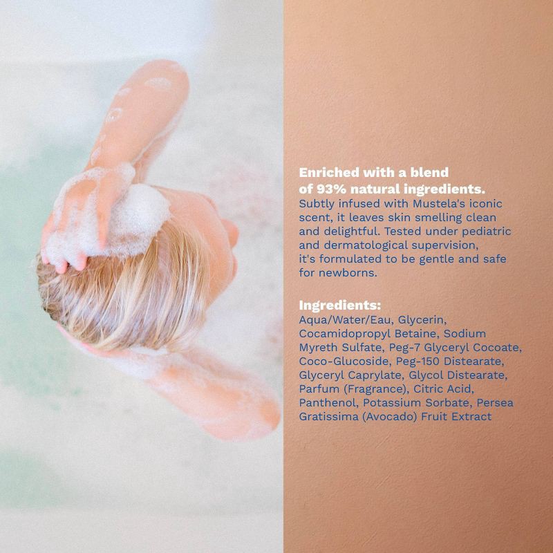 slide 11 of 11, Mustela Gentle Cleansing Gel Baby Body Wash and Baby Shampoo - 16.9 fl oz, 16.9 fl oz