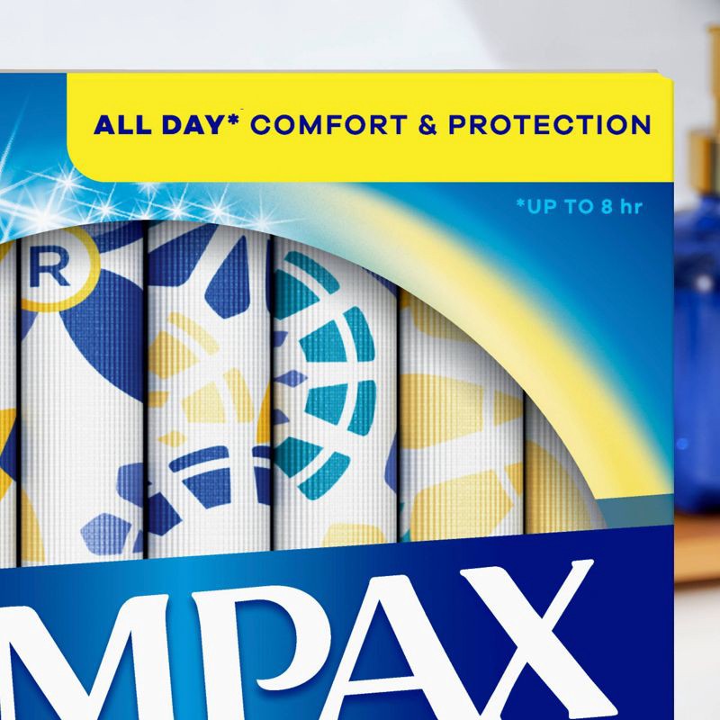 slide 2 of 8, Tampax Pearl Light Absorbency Plastic Applicator and LeakGuard Braid Tampons - Unscented - 50ct, 50 ct
