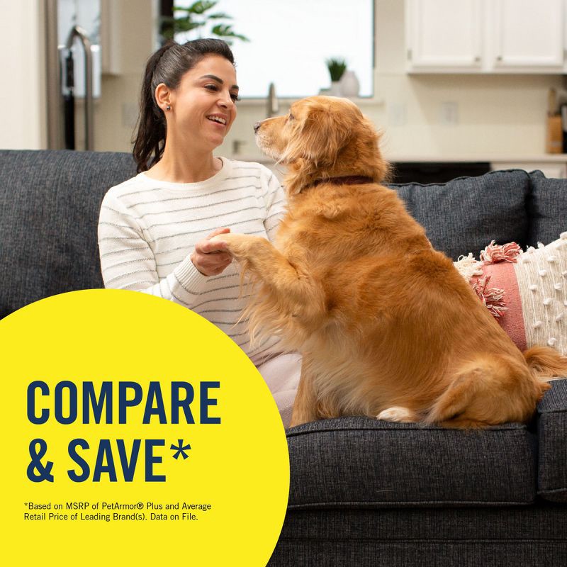 slide 9 of 13, PetArmor Plus Flea and Tick Topical Treatment for Dogs - 4-22lbs - 6 Month Supply - 0.138 fl oz, 4 ct; 22 lb, 0.138 fl oz
