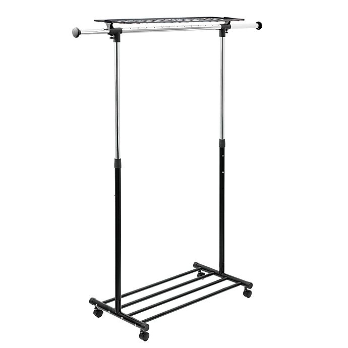 slide 1 of 1, Simply Essential Extendable Garment Rack, 1 ct