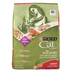 Purina Cat Chow Naturals Original Chicken Flavor Dry Cat Food - 18lbs