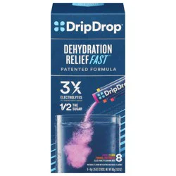 DripDrop Assorted Electrolyte Drink Mix - 8 x 10 g Sticks