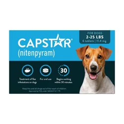 Capstar (Nitenpyram) for Dogs - 2-25lbs