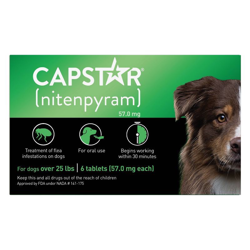 slide 1 of 12, Capstar (Nitenpyram) for Dogs - 25lbs, 25 lb