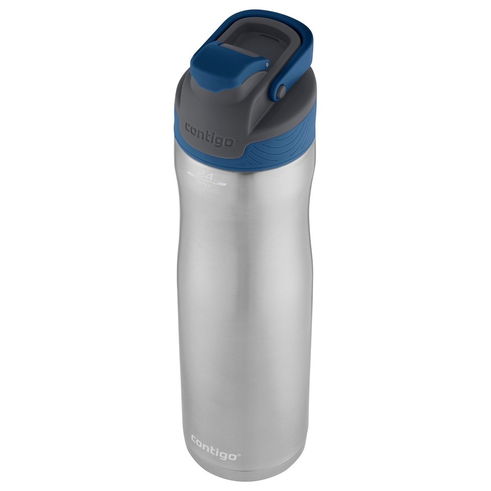 slide 4 of 7, Contigo Autoseal Chill Stainless Steel Hydration Bottle - Monaco, 24 oz