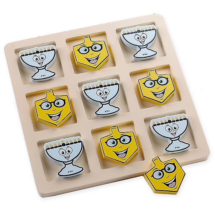 slide 1 of 1, Rite Lite Wooden Hanukkah Tic-Tac-Toe Game, 1 ct