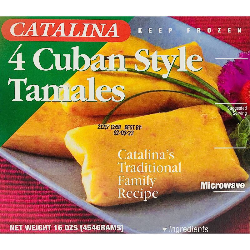 slide 1 of 3, Catalina Frozen Cuban Style Tamales - 16oz/ 4ct, 4 ct; 16 oz