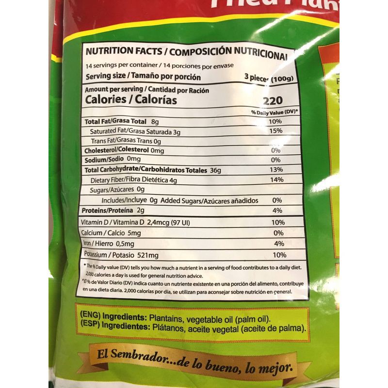 slide 3 of 3, El Sembrador Frozen Tostones Fried Plantains - 3lb, 3 lb