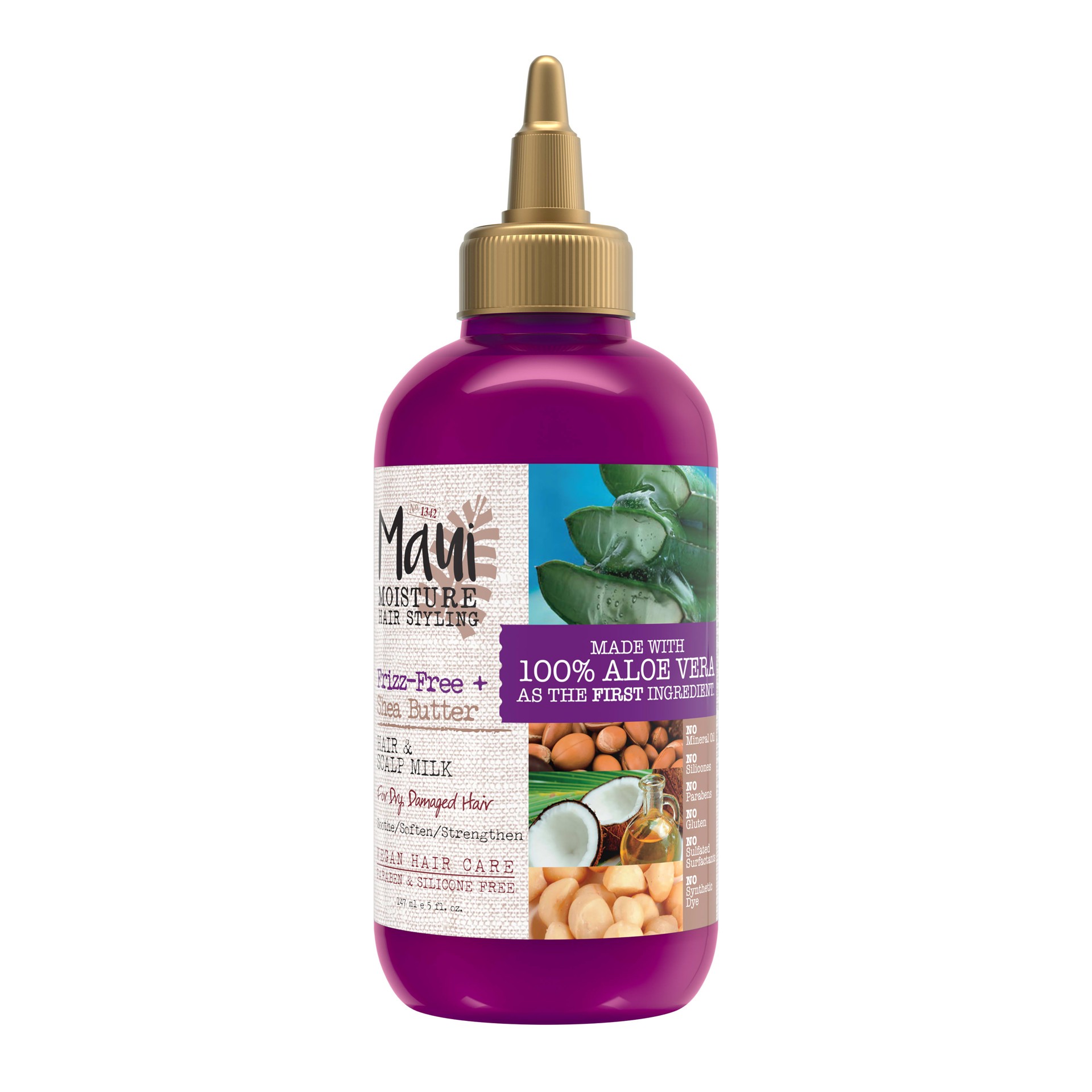 slide 2 of 9, Maui Shea Butter Hair & Dry Scalp Milk, 5 oz