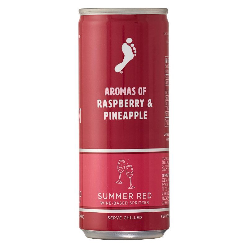 slide 3 of 3, Barefoot Refresh Summer Red Wine-Based Spritzer - 4pk/250ml Cans, 4 ct; 250 ml