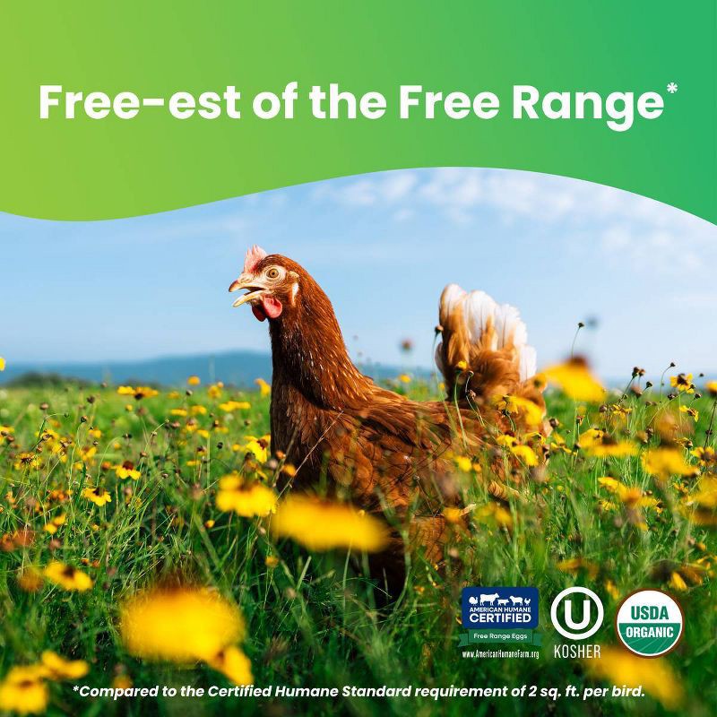 slide 2 of 7, The Happy Egg Co. Happy Egg Large Brown Organic Free Range Grade A Eggs - 12ct, 12 ct