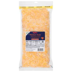 Hy-vee Mexican A Blend Of Monterey Jack, Cheddar, Queso Quesadilla, And Asadero Finely Shredded Cheese