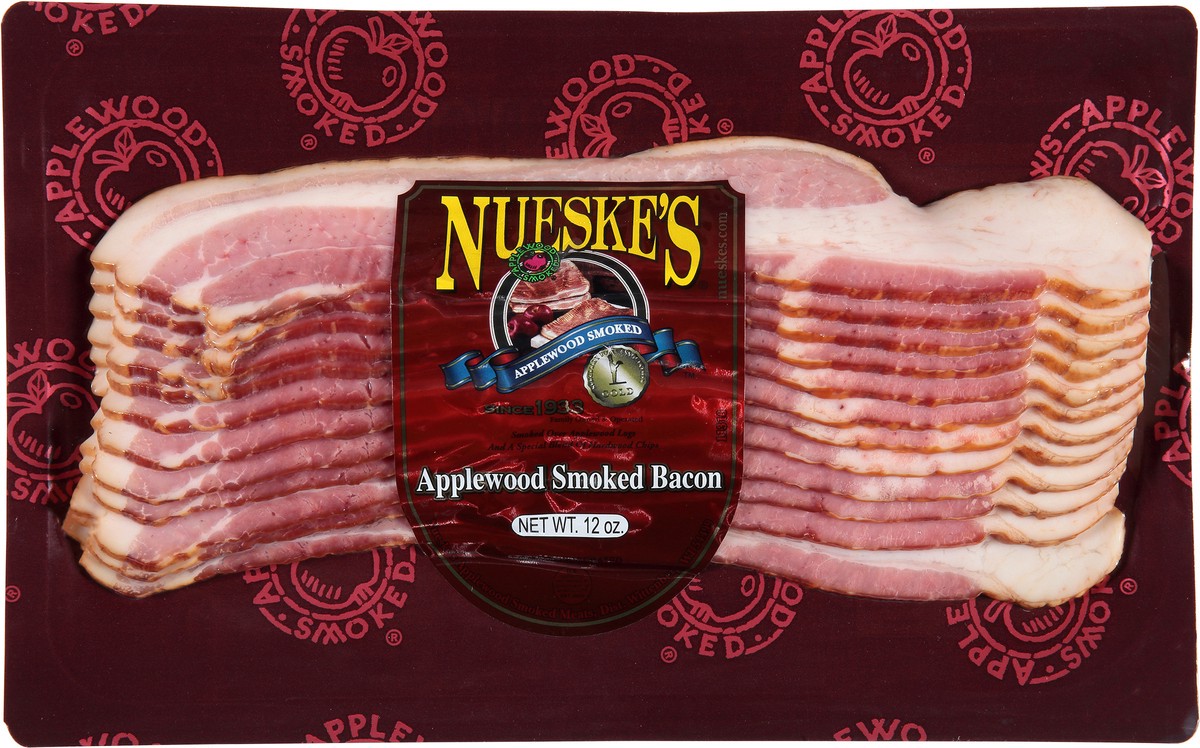 slide 5 of 9, Nueske Sliced Bacon 12 Oz, 12 oz