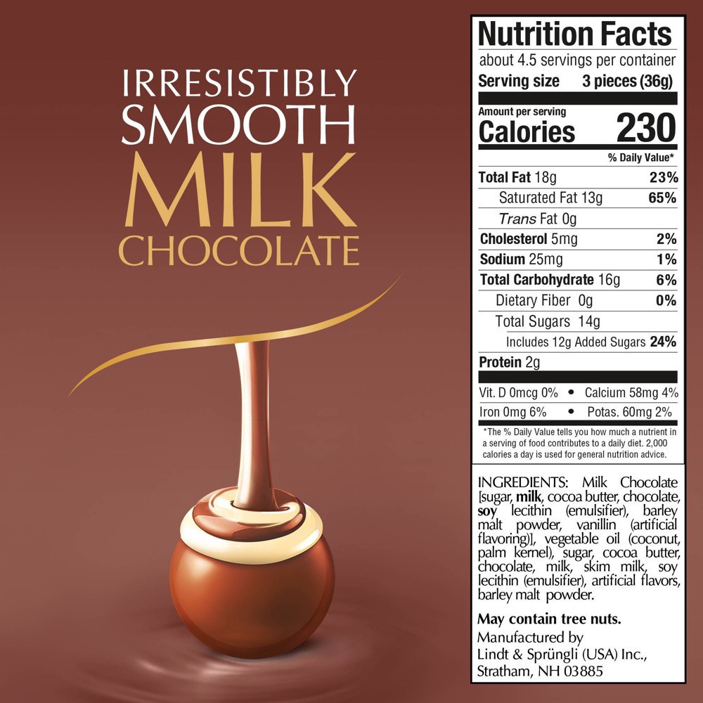 Lindt Lindor Fudge Swirl Milk Chocolate Truffles 6.0oz 6 oz Shipt