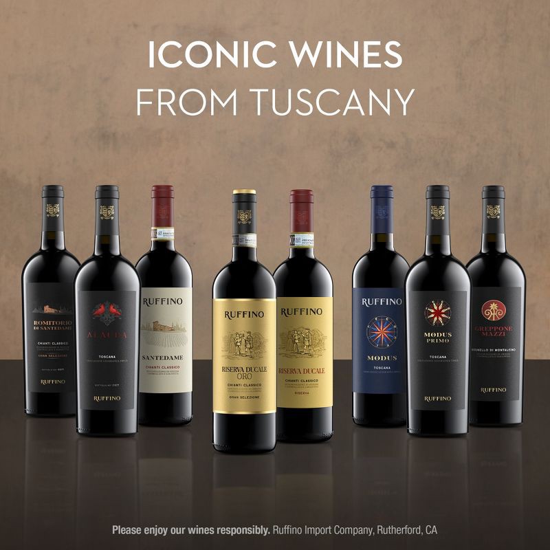 slide 8 of 12, Ruffino Riserva Ducale Chianti Classico DOCG Sangiovese Red Blend Italian Red Wine - 750ml Bottle, 750 ml
