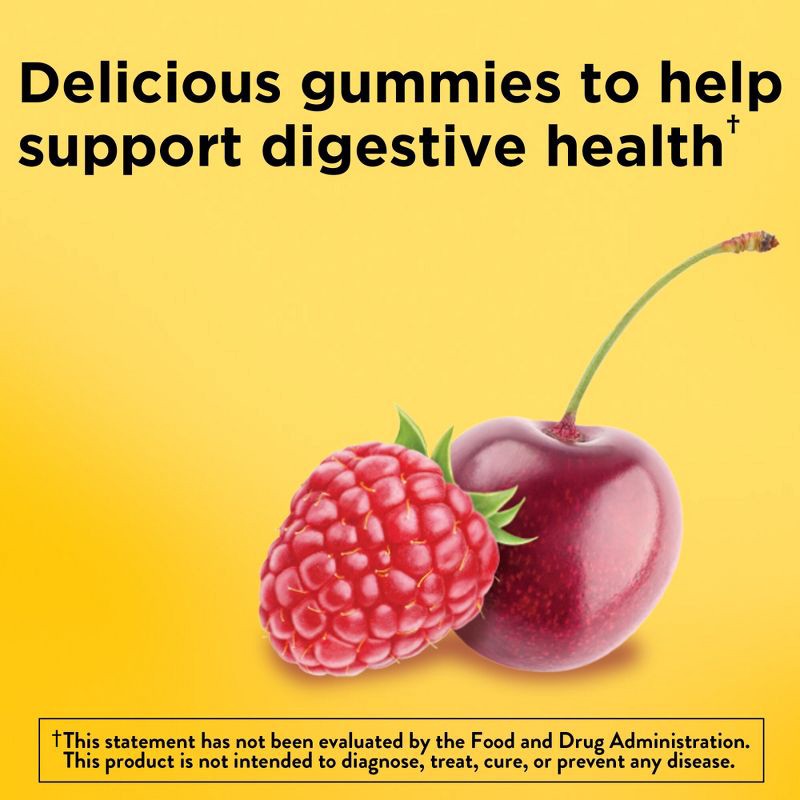 slide 4 of 9, Nature Made Digestive Probiotics 4 Billion CFU per serving + Energy B12 Gummies - Raspberry & Cherry - 50ct, 50 ct