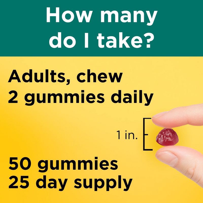 slide 6 of 9, Nature Made Digestive Probiotics 4 Billion CFU per serving + Energy B12 Gummies - Raspberry & Cherry - 50ct, 50 ct