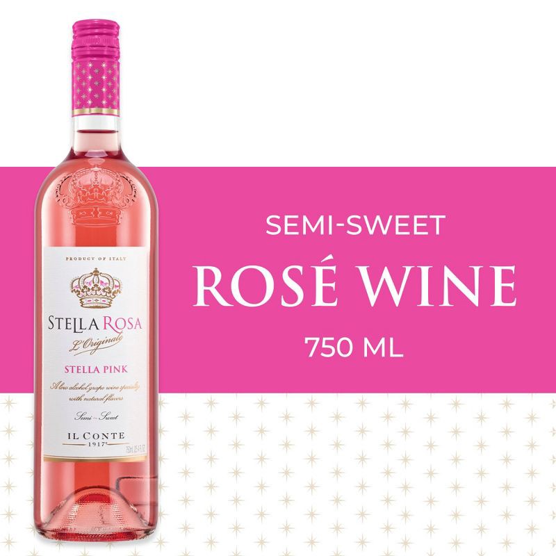 slide 2 of 11, Stella Rosa Stella Pink Rosé Wine - 750ml Bottle, 750 ml