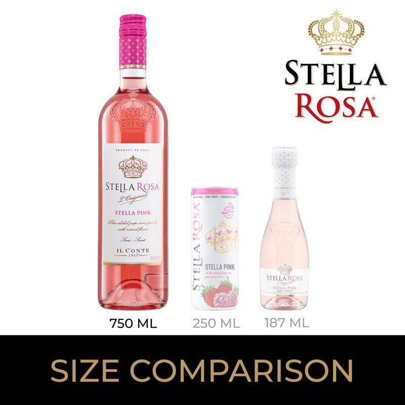 slide 10 of 11, Stella Rosa Stella Pink Rosé Wine - 750ml Bottle, 750 ml