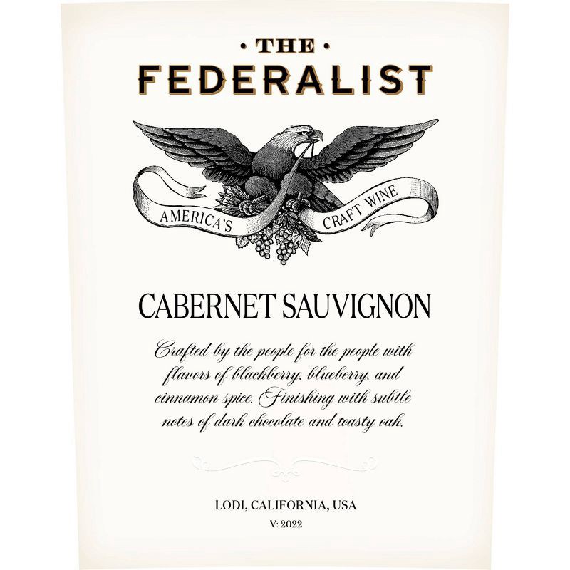 slide 2 of 9, The Federalist Cabernet Sauvignon Red Wine - 750ml Bottle, 750 ml