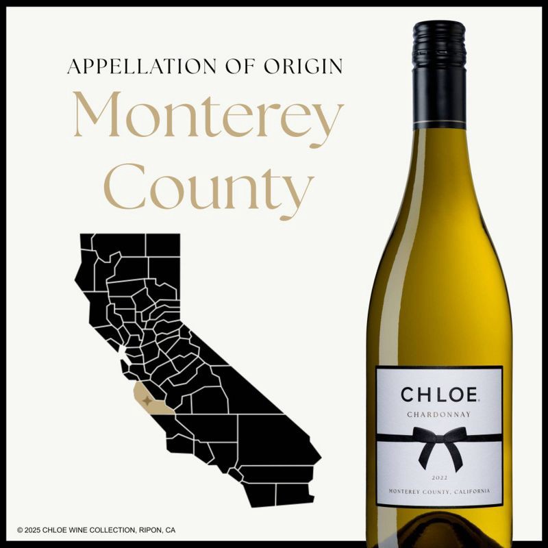slide 6 of 8, Chloe Wine Collection Chloe Chardonnay White Wine - 750ml Bottle, 750 ml