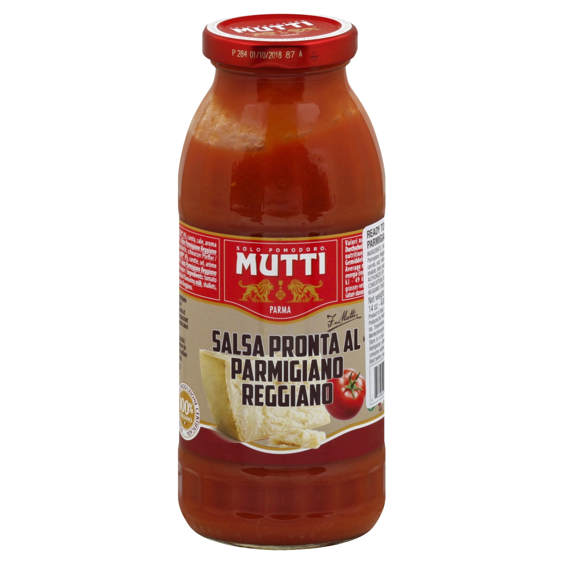 slide 1 of 2, Mutti Tomato Sauce Parmigiano Reggiano, 14 oz